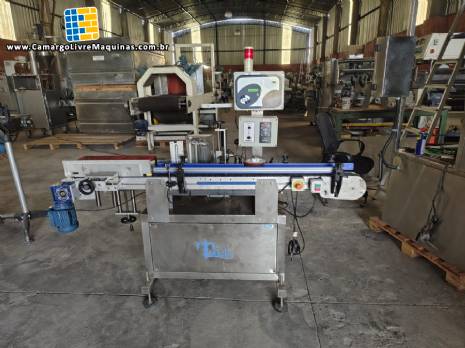 Rotuladora autoadesiva para frascos cilindrico pequenos Tudela