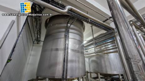 Tanque em inox com isolamento t�rmico 12.000 litros