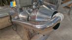 Drageadeira em a�o inox com insuflador de ar quente e com aletas taliscas JHM 25 litros