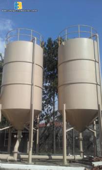 Tanque silo encamisado para armazenamento de glucose 20.000 litros