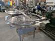Mesa acumuladora giratria em ao inox Masipack 1200 mm