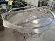 Mesa acumuladora giratria em ao inox Masipack 1200 mm