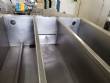 Lavadora cont�nua em inox de hortali�as verduras folhas duplo est�gio Incalfer