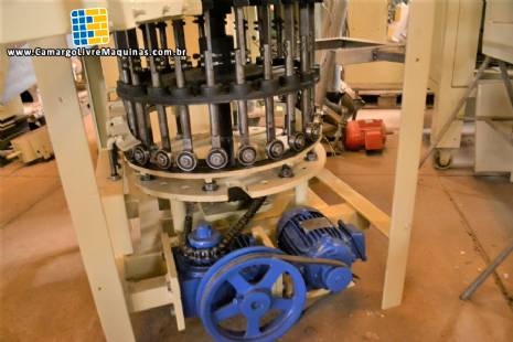 Prensa de pa�oca quadrada autom�tica 24 cavidades