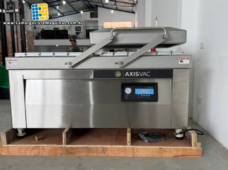 Seladora industrial a v�cuo dupla c�mara AXISVAC