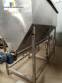 Silo de armazenamento ensacadeira em inox com rosca transportadora sada 2000 litros