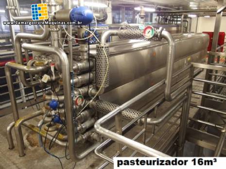 Pasteurizador tubular 16.000 litros Tetra Pak