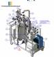 Tanque reator 100 L 140 L inox 316 L cip em skid Kroma com documenta��o ERU data sheet