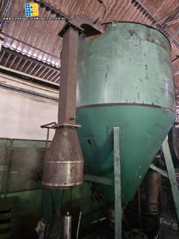 Secador atomizador Spray dryer internamente em inox Niro Atomizer