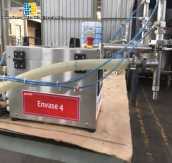 Envasadora 2 bicos semiautomtica em ao inox