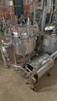 Filtro bolacha sparkler 50 L em inox