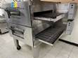 Forno industrial de esteira em ao inox  gs Lincoln para pizzas esfiras