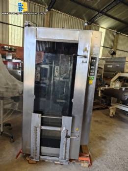 Forno turbo program�vel em a�o inox Pr�tica � g�s
