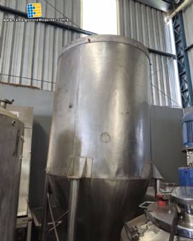 Tanque silo armazenamento em a�o inox 1430 litros