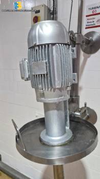 Agitador dispersor misturador homogeneizador em ao inox