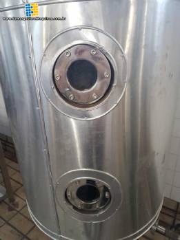 Tanque destilador em inox para 500 L