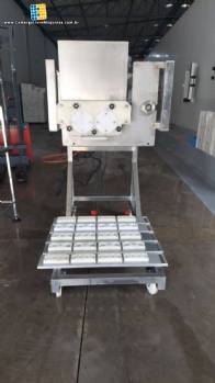 Corte arame para p�o de queijo 2.000 a 3.000 kg / h