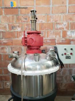 Reator de presso em ao inox encamisado 200 litros