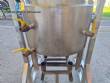 Tacho cozinhador encamisado a g�s basculante em inox 100 litros