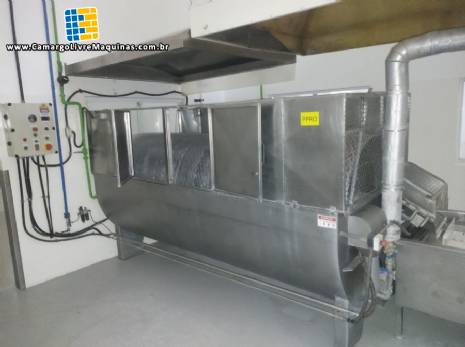 Linha de produ��o de ovos de codorna para conservas