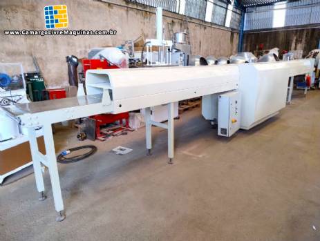 T�nel de resfriamento de chocolate 9 m x 560 mm