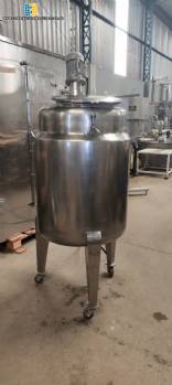 Tanque de agitao misturador  encamisado aquecido em inox 170 litros cowles