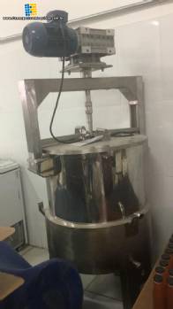 Tacho para coc��o 200 L em inox L�der Inox