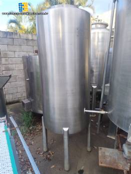 Tanque de armazenamento em ao inox 600 litros