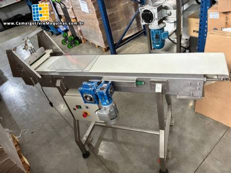Guilhotina faca horizontal autom�tica Limaq para corte de barrinhas barras de prote�nas cereais