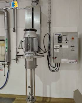 Agitador misturador turbina em a�o inox 25 CV