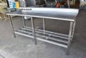 Mesa de a�o inox 700 mm x 2000 mm Euro Formas