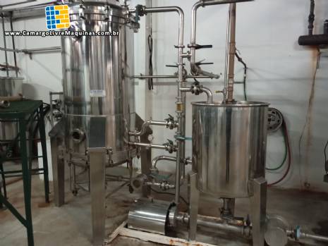 Filtro pr� capa em a�o inox Zegla 6.000 litros