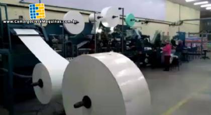 Linha para fabrica��o de fraldas