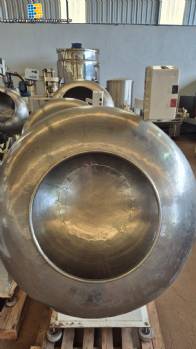 Drageadeira lisa em a�o inox Incapi 250 litros