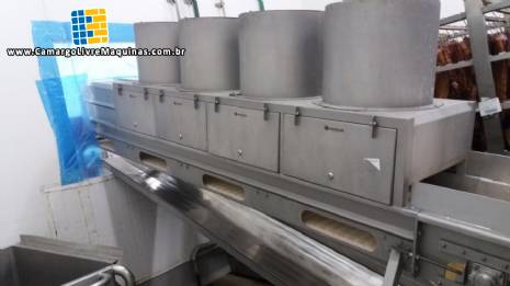 Linha para produ��o de at� 12 toneladas de salsicha por dia