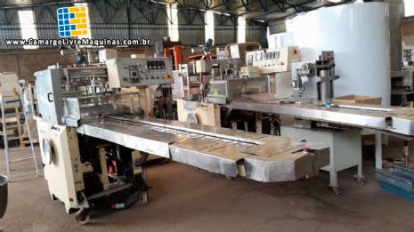 Embaladora celofanadeira Otto Haensel V3 aplicador de fitilho para embalar caixas em celofanes Embaladora celofanadeira Otto Haensel V3 aplicador de fitilho para embalar caixas em celofanes