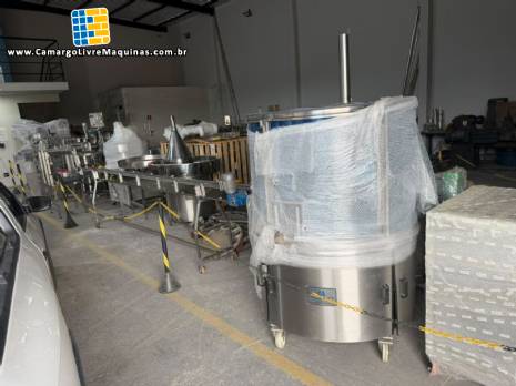 Envasadora dosadora rotativa seladora atuomática para copos potes frascos Milainox para manteiga requeijão doce de leite Envasadora dosadora rotativa seladora atuomática para copos potes frascos Milainox para manteiga requeijão doce de leite