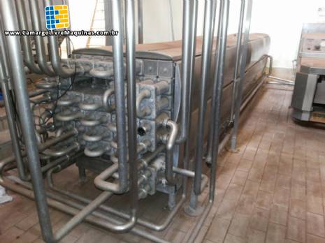 Linha de envase de leite Tetra Pak Linha de envase de leite Tetra Pak