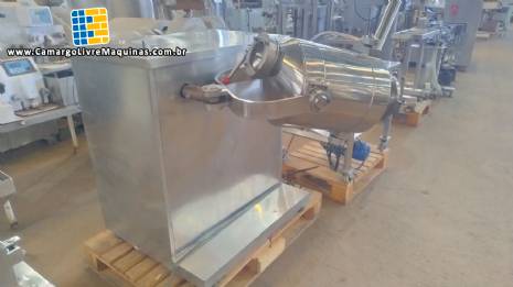 Misturador giratório em inox para pós Baoyuda 50 litros Misturador giratório em inox para pós Baoyuda 50 litros